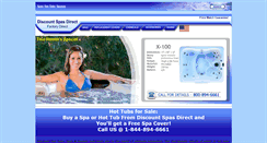 Desktop Screenshot of discountspasdirect.com